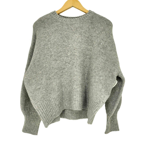 オペークドットクリップ OPAQUE.CLIP スパンコールラメ ミドルゲージニット レディース FREE