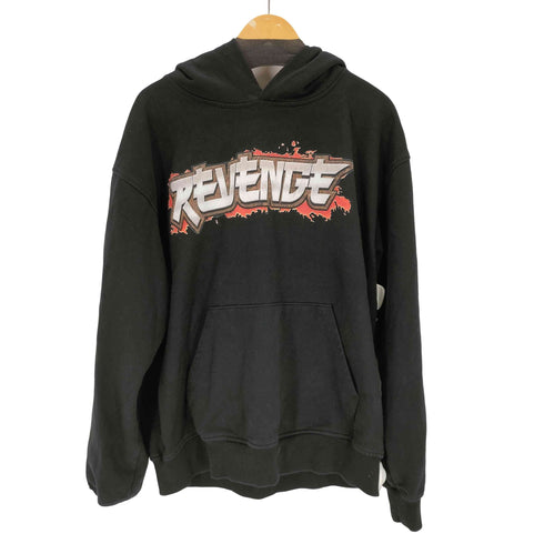 リベンジ REVENGE ECLIPSE BLACK HOODIE メンズ JPN:XL