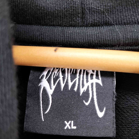 リベンジ REVENGE ECLIPSE BLACK HOODIE メンズ JPN:XL
