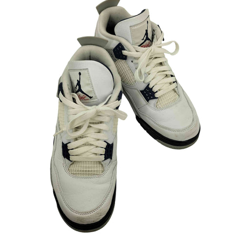 ジョーダンブランド JORDAN BRAND AIR JORDAN 4 RETRO MIDNIGHT NAVY エアジョーダン レトロ ミッドナイトネイビー ミッドカット スニーカー バッシュ メンズ JPN:27