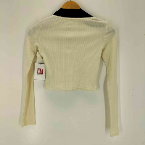 MESS STUDIO プリントリブトップス レディース import:S