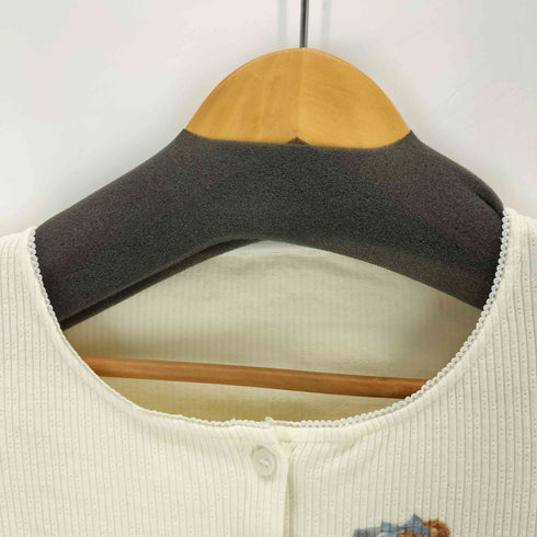 MESS STUDIO プリントリブトップス レディース import:S