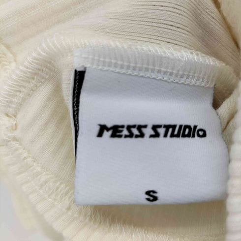 MESS STUDIO プリントリブトップス レディース import:S