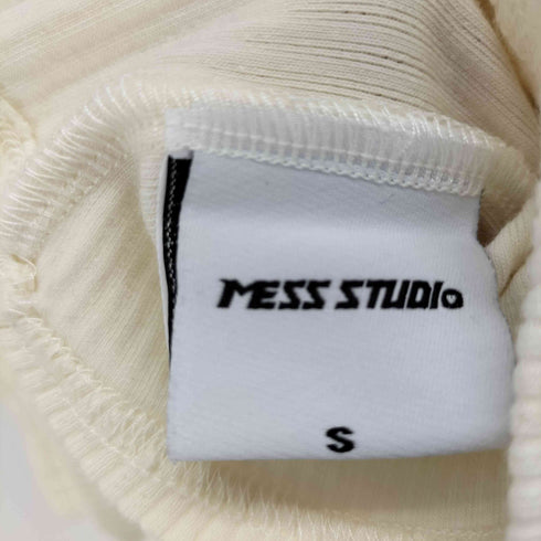 MESS STUDIO プリントリブトップス レディース import:S