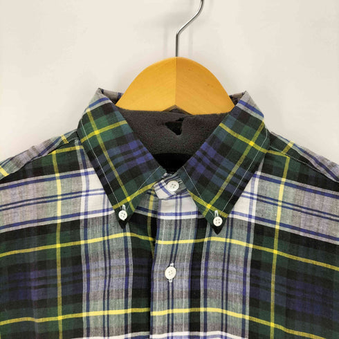 ラルフローレン RALPH LAUREN 90S ポニー刺繍 チェックL/S BDシャツ メンズ import:M