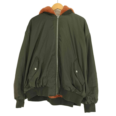 ザラ ZARA trf Collection ボア リバーシブル MA-1 ブルゾン レディース