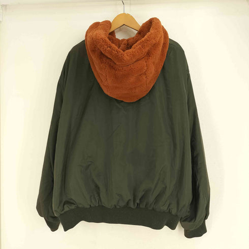 ザラ ZARA trf Collection ボア リバーシブル MA-1 ブルゾン レディース