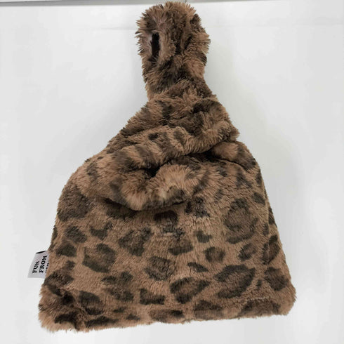 FUN FROM FUN レオパードファーバッグ レディース