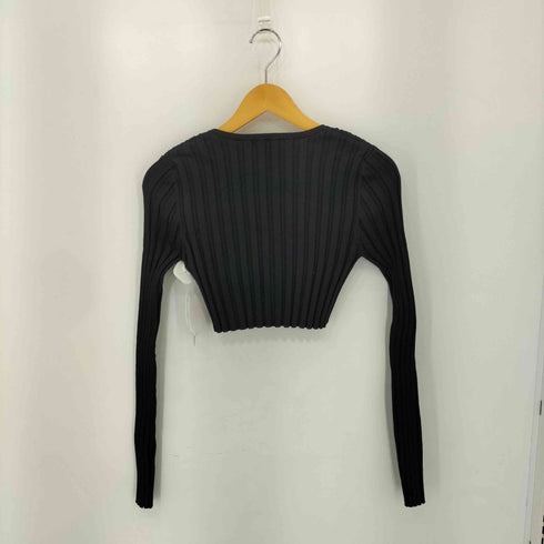 メゾンスペシャル MAISON SPECIAL ワイドリブショートカーディガン レディース