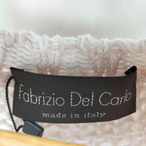 ファブリツィオデルカルロ Fabrizio Del Carlo イタリア製 コットンニットベスト レディース import:M
