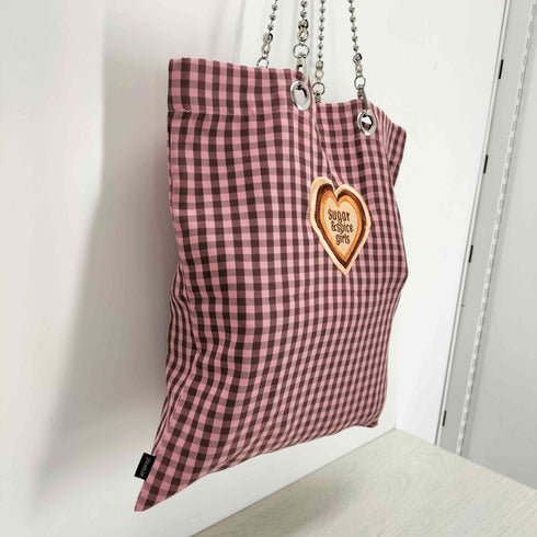 ジュエティ jouetie チェックトートバッグ レディース