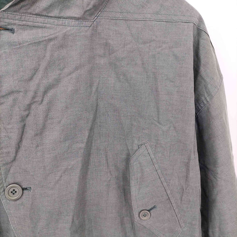 イッセイミヤケハイスポーティングギア ISSEY MIYAKE HAI SPORTING GEAR アシンメトリー コットン モッズコート メンズ