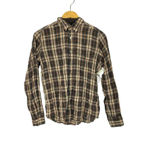 アダムエロペ Adam et Rope チェックレギュラーカラーL/S シャツ レディース JPN:38