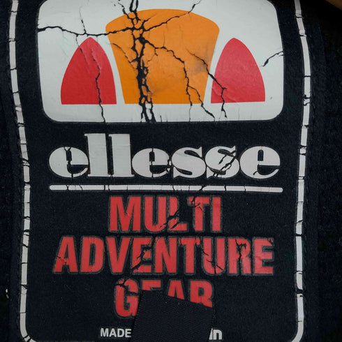 エレッセ ellesse MULTY ADVENTURE GEAR ロゴ刺繍 チェック アノラックパーカー スキーウェア メンズ XXS