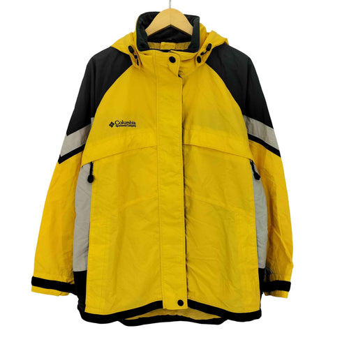 コロンビア Columbia 90s フード付き ナイロン マウンテンジャケット レディース import:L
