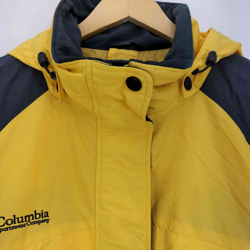 コロンビア Columbia 90s フード付き ナイロン マウンテンジャケット レディース import:L