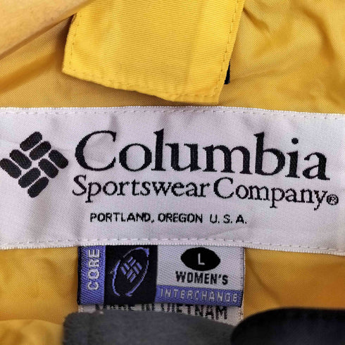 コロンビア Columbia 90s フード付き ナイロン マウンテンジャケット レディース import:L