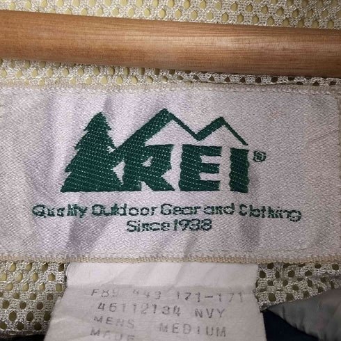 レイ REI 80s GORE-TEX USA製 4ポケット 裏地メッシュ ダブルジップ マウンテンパーカー メンズ import:M
