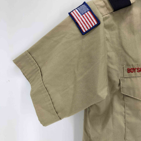 ボーイスカウトオブアメリカ BOY SCOUTS OF AMERICA ワッペンデザイン S/S レギュラーカラーシャツ メンズ