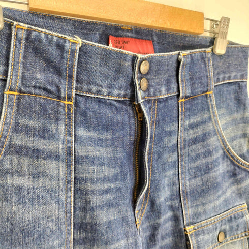 リーバイス Levis 00S RED TAB TIGHT 6ポケット ジップフライ ブッシュ デニム パンツ 2001年製 メンズ US:32-33