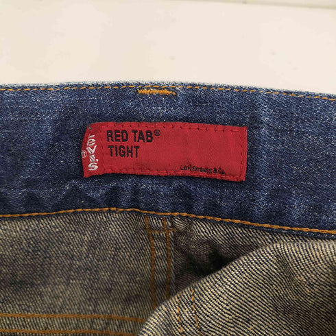 リーバイス Levis 00S RED TAB TIGHT 6ポケット ジップフライ ブッシュ デニム パンツ 2001年製 メンズ US:32-33
