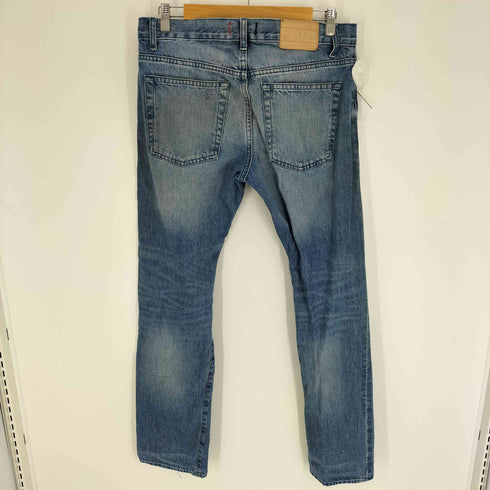 トミーヒルフィガー TOMMY HILFIGER USA製 レザーパッチ デニム パンツ メンズ US:32-33