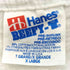 ヘインズ Hanes 90s USA製 BEEFY 袖裾シングルステッチ メッセージプリント 霜降り クルーネック半袖Tシャツ メンズ import:XL