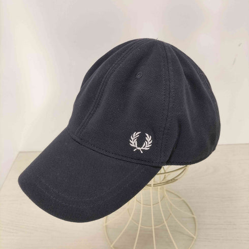 フレッドペリー FRED PERRY ロゴ刺繍 鹿の子キャップ メンズ ONE SIZE