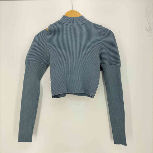 ムルーア MURUA 24aw カシュクールハーフジップトップス レディース FREE