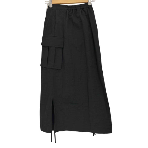 ムルーア MURUA 24aw シャイニーカーゴマキシスカート レディース JPN:1