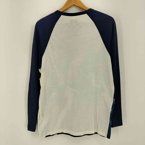 ムービー 大判プリント ラグランスリーブ 長袖 Tシャツ メンズ MD