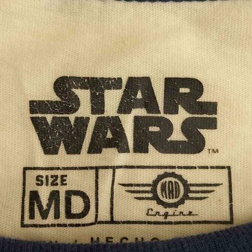 ムービー 大判プリント ラグランスリーブ 長袖 Tシャツ メンズ MD