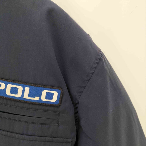 ポロバイラルフローレン Polo by RALPH LAUREN 90S ロゴ 刺繍 フィールド ダウン ジャケット メンズ import:L