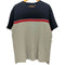 ギャップ Gap 90s~00s 紺タグ チェストボーダー クルーネック半袖Tシャツ メンズ JPN:M