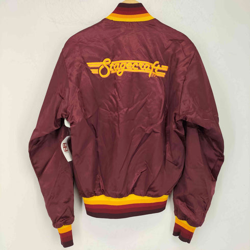 80-90s USA製 Swingster バックプリント ナイロンブルゾン スタジャン メンズ import:S