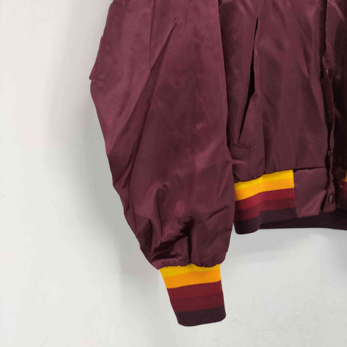 80-90s USA製 Swingster バックプリント ナイロンブルゾン スタジャン メンズ import:S