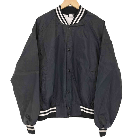 80-90s USA製 Swingster バックプリント ナイロンブルゾン スタジャン メンズ import:L