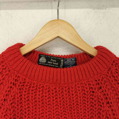 イングランド製 シェットランドウール100 L/S クルーネックニット メンズ import:M