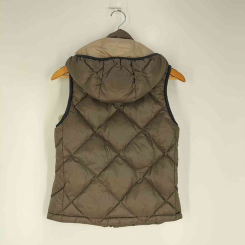 エディーバウアー Eddie Bauer 800 FILL POWER フーデッドダウンベスト レディース import:XS