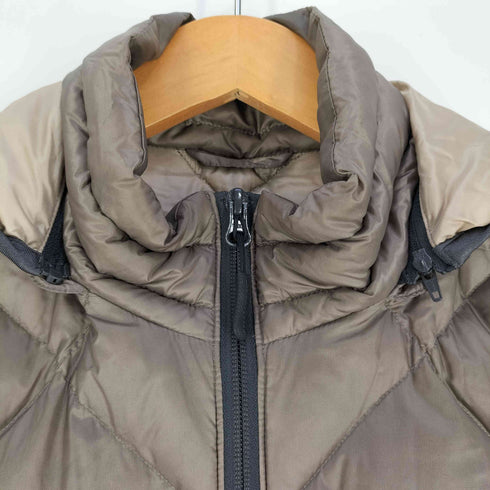 エディーバウアー Eddie Bauer 800 FILL POWER フーデッドダウンベスト レディース import:XS