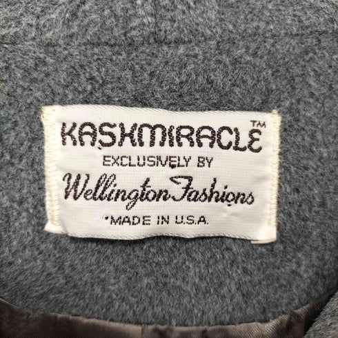 USA製 Wellington Fashions Kashmiracle ショールカラー ロングコート レディース