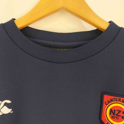 カンタベリー CANTERBURY ウール混 ポリ クルーネックスウェット メンズ JPN:L