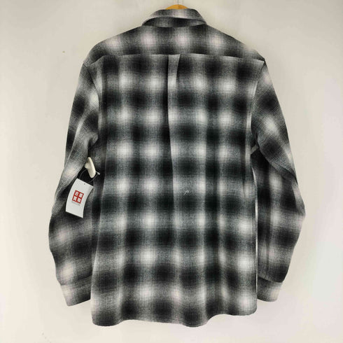 バッカーズ Backers ウール混 オンブレチェックシャツ メンズ JPN:M