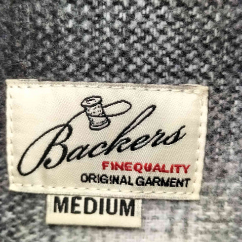 バッカーズ Backers ウール混 オンブレチェックシャツ メンズ JPN:M