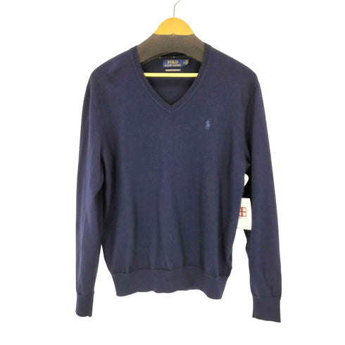 ポロラルフローレン POLO RALPH LAUREN ポニー刺繍 Vネックニット メンズ import:M