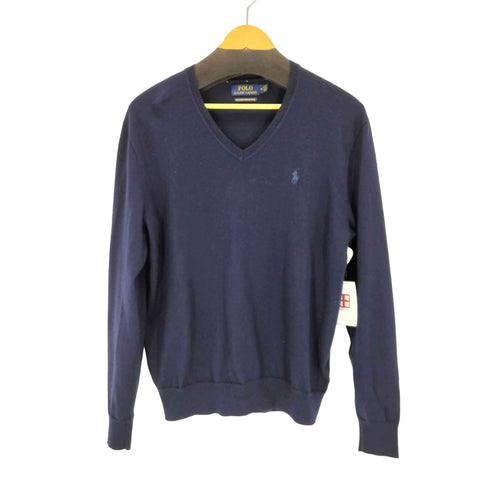 ポロラルフローレン POLO RALPH LAUREN ポニー刺繍 Vネックニット メンズ import:M