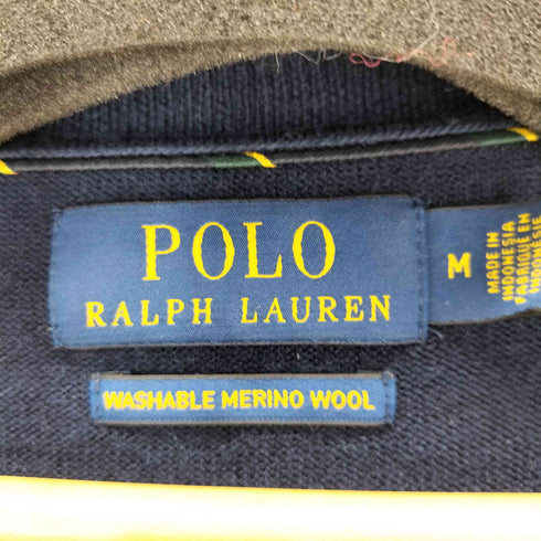 ポロラルフローレン POLO RALPH LAUREN ポニー刺繍 Vネックニット メンズ import:M