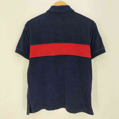 ポロスポーツラルフローレン POLO SPORT RALPH LAUREN ロゴ刺繍 パイル地 バイカラー 半袖ポロシャツ メンズ import:M