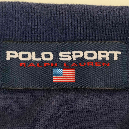ポロスポーツラルフローレン POLO SPORT RALPH LAUREN ロゴ刺繍 パイル地 バイカラー 半袖ポロシャツ メンズ import:M