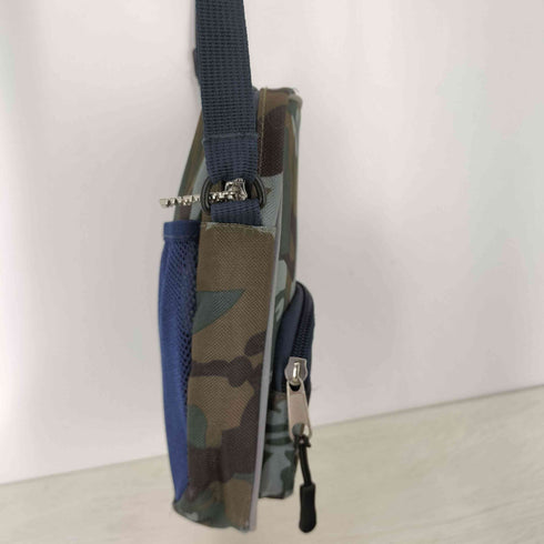 クリエイティブドラッグストア CREATIVE DRUG STORE 刺繍デザイン カモ柄ショルダーバッグ メンズ